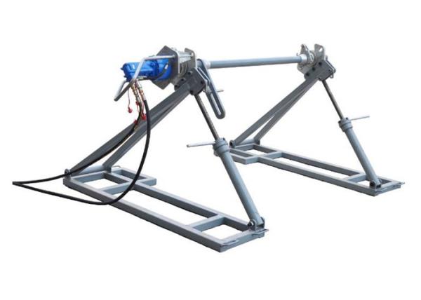 5 Ton Motorized Hydraulic Conductor Reel Stand with Hydraulic Lifting for Transmission Line Stringing