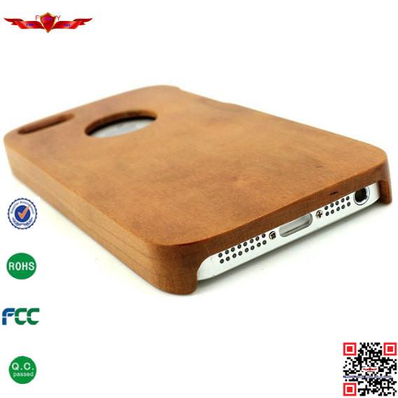 100% Perfect Fit Import Bamboo Wood Cover Case For Iphone 4 Iphone 5 Durable High Quality