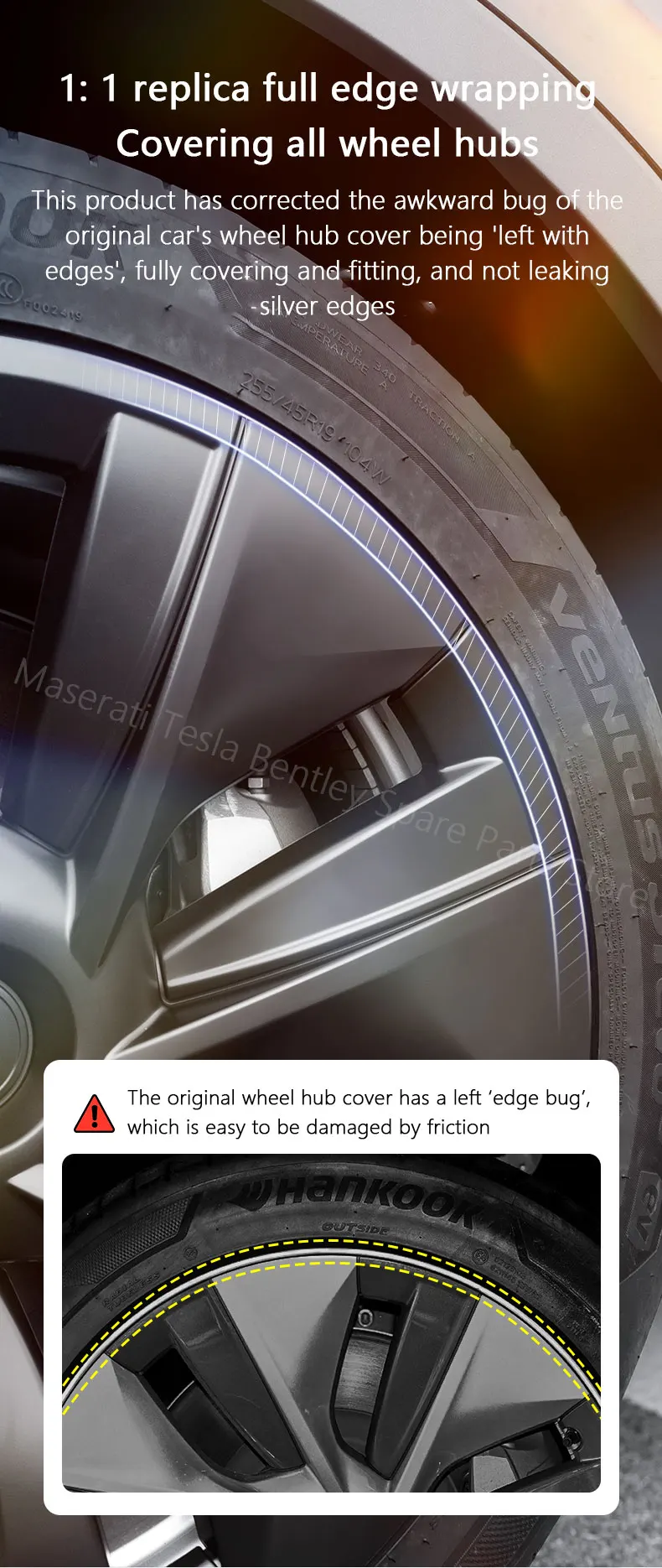 Колесный узел крышка крышка для Tesla Model 3 Y модифицированная защитная крышка декоративные аксессуары неразрушающая установка