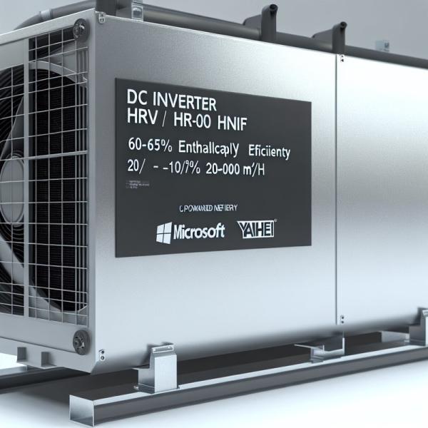 DC Inverter VRF HRV Unit 60-65% Enthalpy Efficiency 200-10000 M3/h