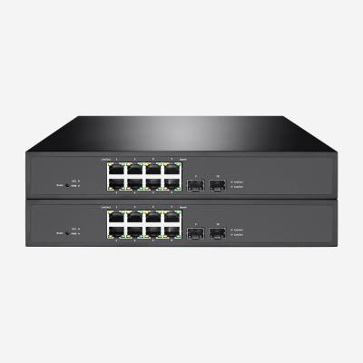 o interruptor portuário do ponto de entrada de 20G 8 Smart com 2 portos de SFP mergulha o interruptor controlado 2 QoS