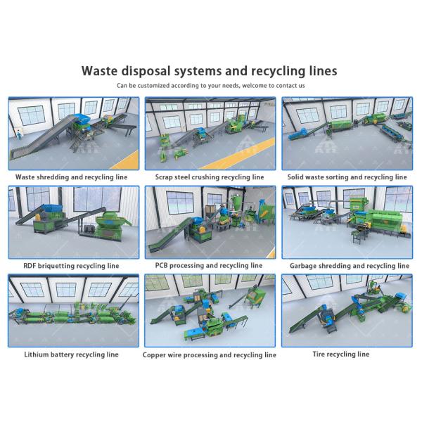 Scrap Cans Scrap Copper Aluminum Radiator Shredder Crusher Machine Aluminum Recycling Machine