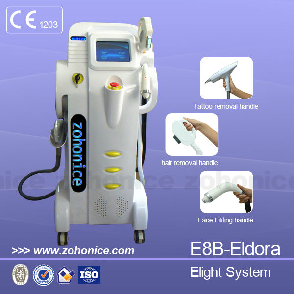 4 In 1 E Light Multi Function Beauty Equipment IPL RF Yag For Hair Removal