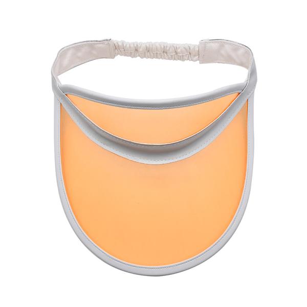 PVC PU Material Adjustable Sun Visor Cap For Outdoor Sports