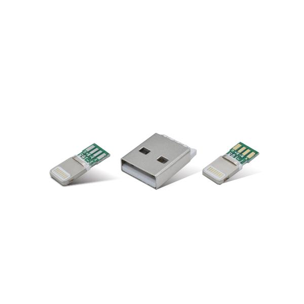 USB Iphone Male Connector 1 Year Warranty For Apple IPhone Cable