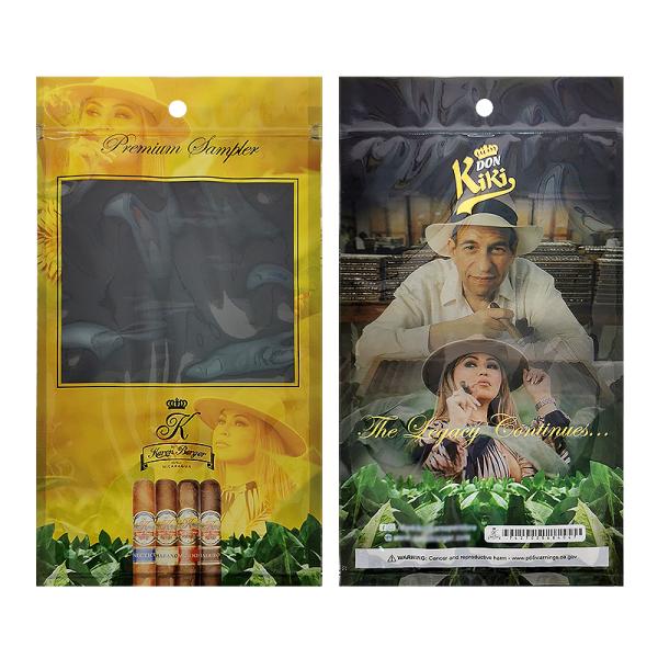 Factory Custom Printed Zip Lock Cigar Humidor bags 69%~75% RH