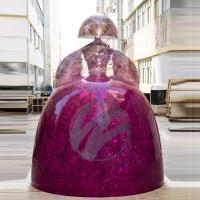 Sculpture d'art en résine transparente de luxe