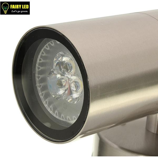 Stainless Steel Outdoor Twin-head LED Wall Light 6W 10W AC220V 3 years warranty