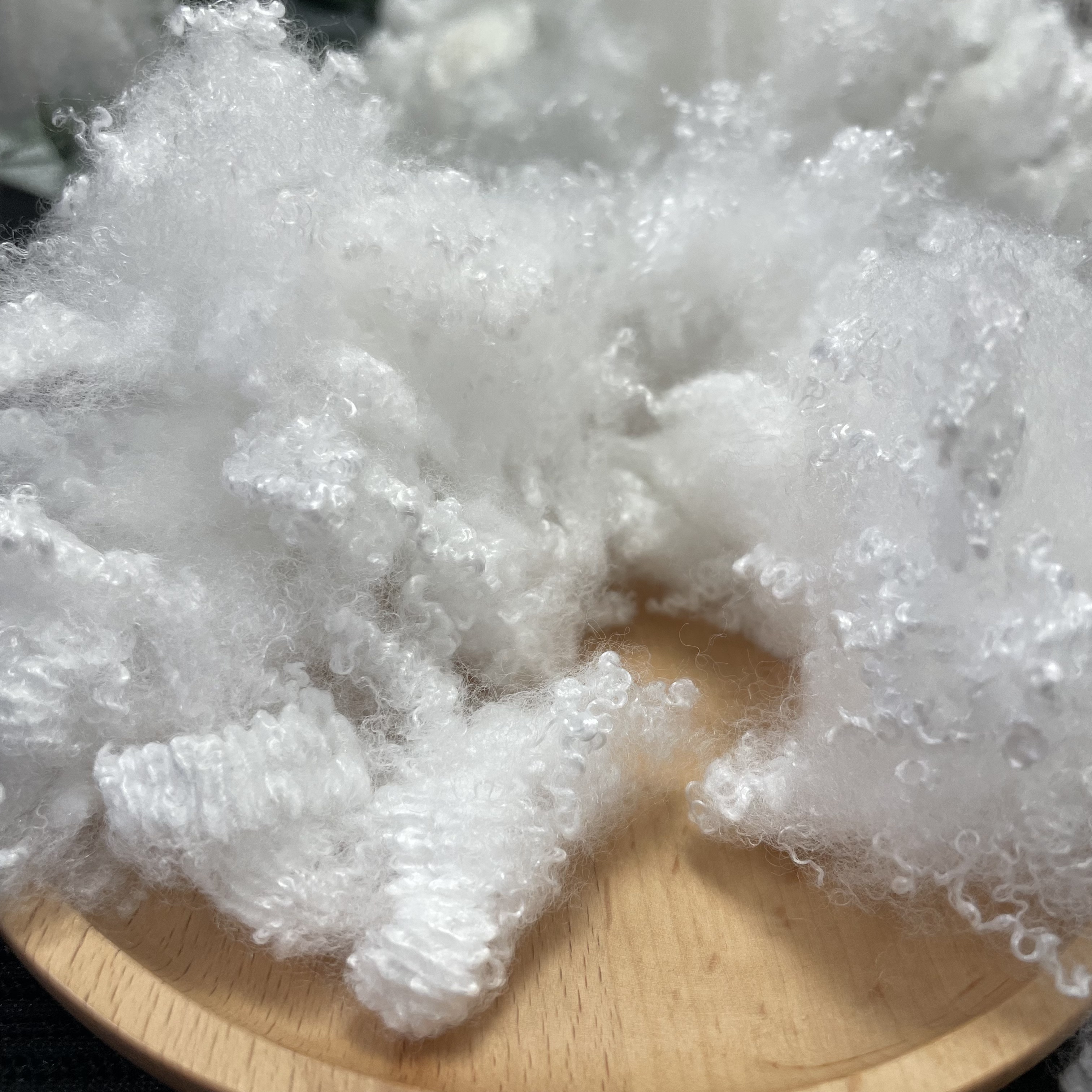 Hollow Down Alternative Staple Fiber,baby soft texture  Fluffy Resilient Polyester Fill for Home Textile & Plush Toys