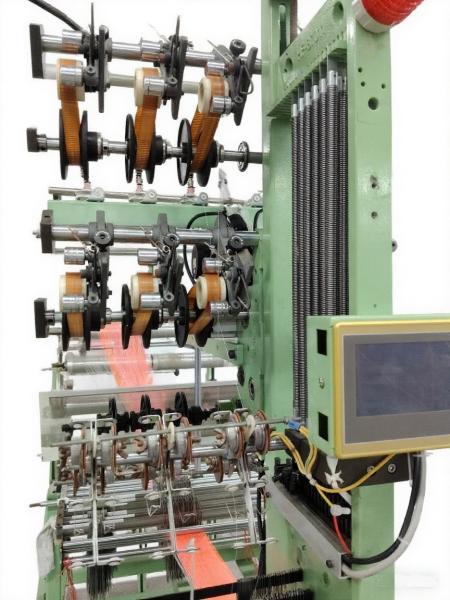 Automatic High-Efficiency Shuttleless Needle Loom for Narrow Elastic Tape Production