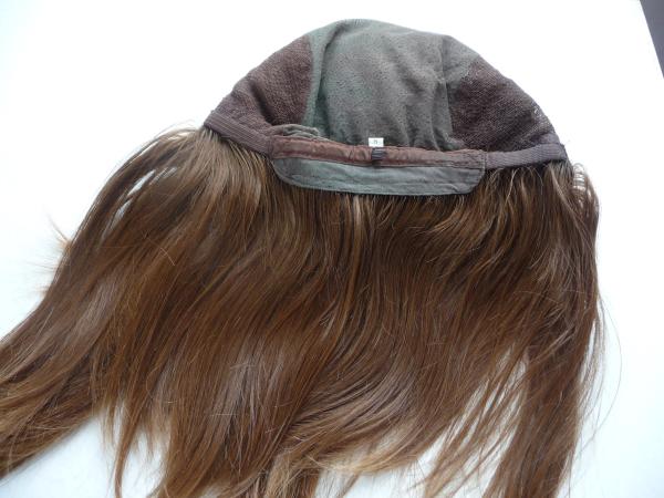 Ligne de cheveux naturelle texture des cheveux droits Cap moyenne Toupies pour les dames