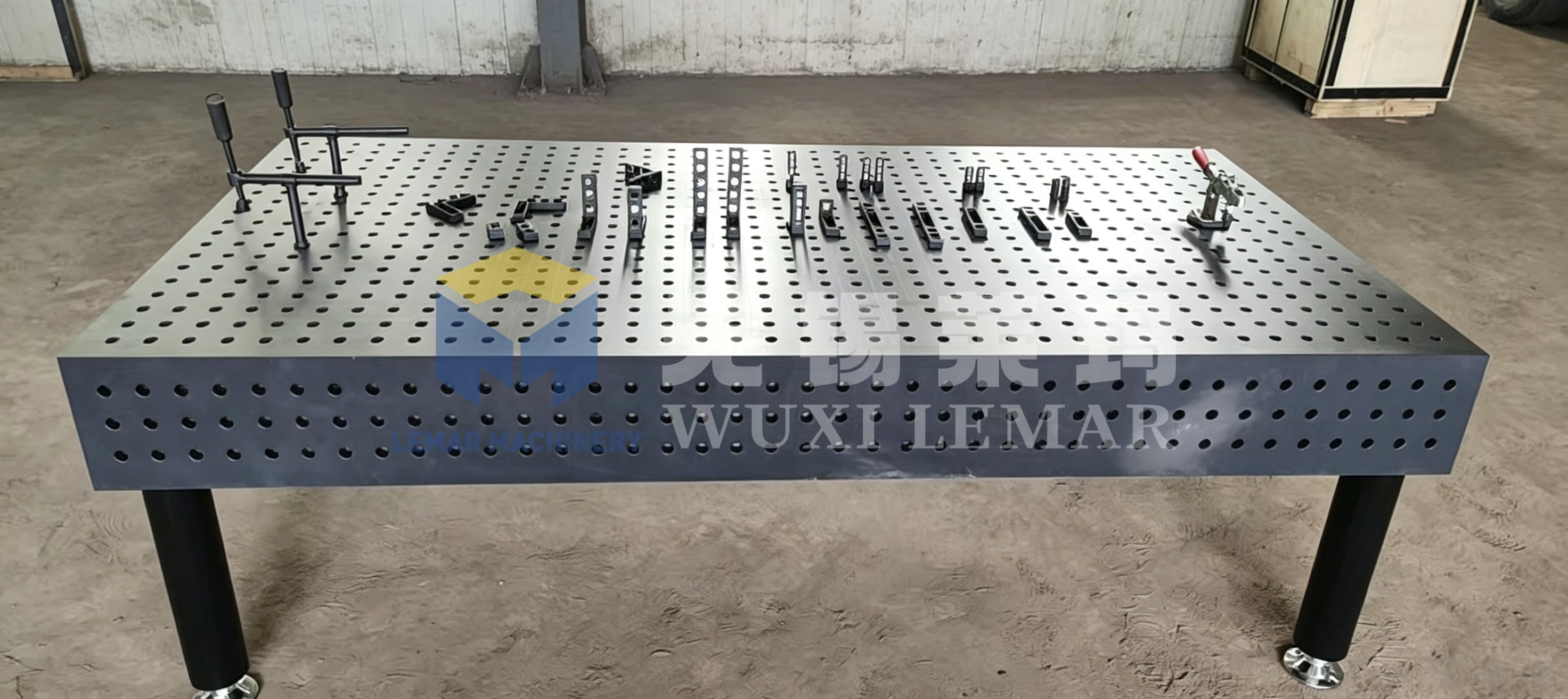 Accurate Grid Positioning High Flatness D16 3D Welding Fixture Work Table