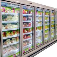 Refrigerador de cristal Frost de Multideck de la puerta libre con el regulador de temperatura de Digitaces