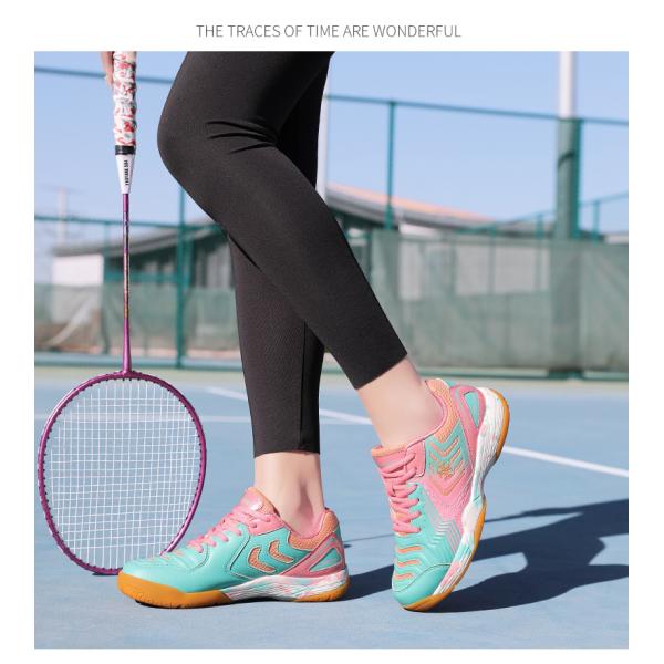 Custom Tennis Badminton Shoes With Lightweight Anti-Slip Feature Fashion Design In Large Size 46 47 Outdoor Wearing