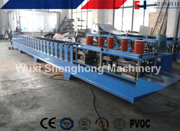 Metal Window / Door Frame Cold Roll Forming Machine With Hydraulic Cutting