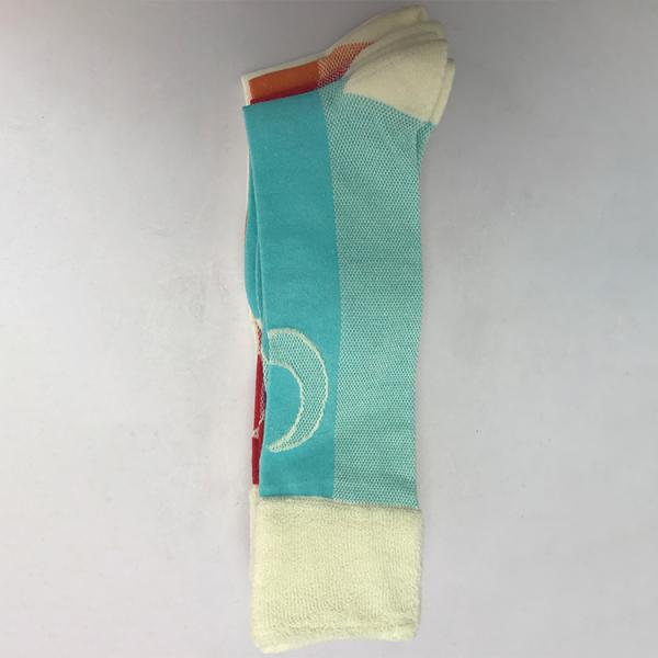 Printed Thick Socks Knitting Machines Cozy Long Socks for Women's Winter Home Casual Style