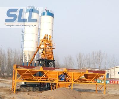 Customized Color Wet Batch Concrete Plant Equipment High Efficient HZS25