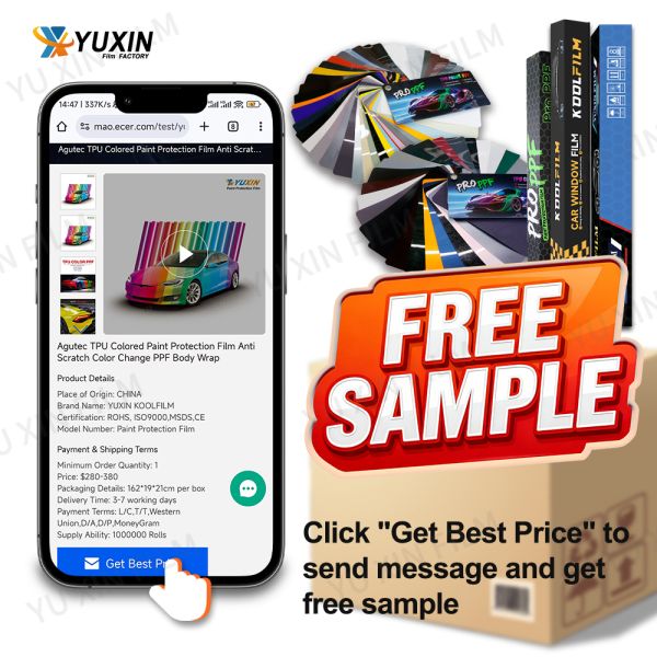 8 Years Custom Brand Color PPF TPU Self-healing Anti-yellowing Paint Protection Film