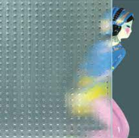 Vidrio templado con patrón transparente de alta transmisión para puertas y viudas