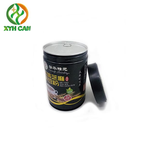 Coffee Tin Can 400g Safety Small Metal Containers With Screw On Lids