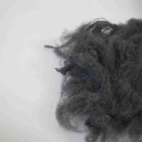Fibre de synthèse de polyester massif à faible déformation 8.89D×65mm gris