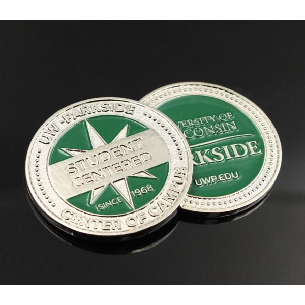 Custom metal game coin double-side stoving varnish electroplating props game coin lucky coin
