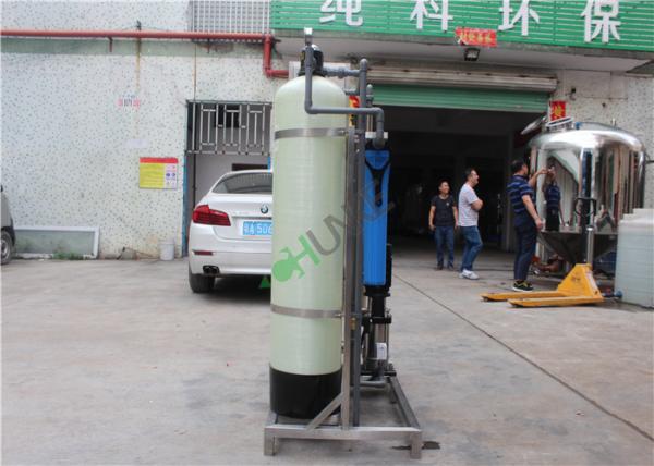 Planta industrial do equipamento da purificação de água do sistema do RO para a caldeira 500LPH