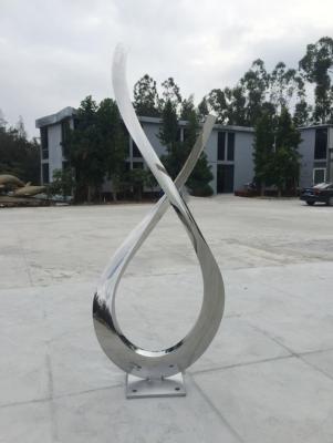 Art Modern Abstract Sculpture Stainless Steel Mirror Polished Finishing