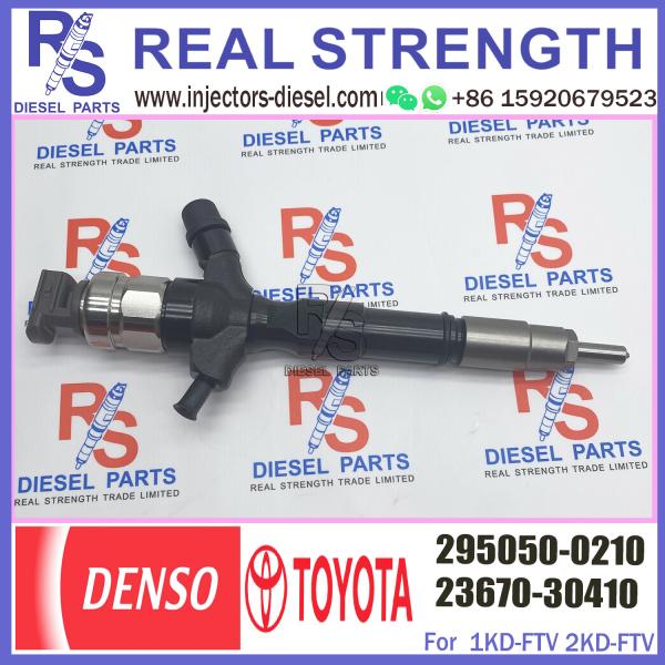 Injetor de combustível comum do trilho, 295050-0210 para TOYOTA 1KD-FTV 23670-39255, 23670-30410, 23670-39355