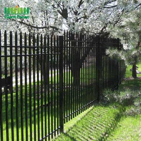 Cerca de aço tubular alta moderna decorativa Powder Coated do ferro 1.2m do metal