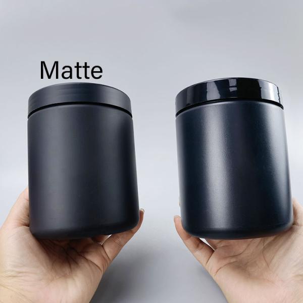 Hot Sale 300ml 500ml 530ml 600ml 1100ml Luxury Empty Large Cosmetic Containers Plastic Jars Plastic Jar Set