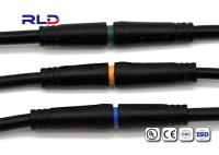 Conector hembra-varón eléctrico impermeable de la señal de los conectores de cable IP65 2Pin