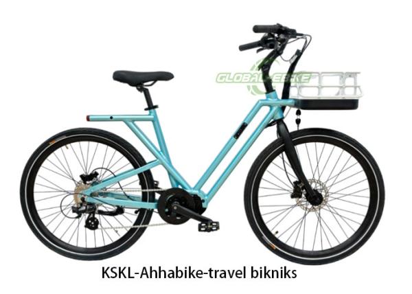 Lithium Battery City Ebike Electric Assist Commuter Bike With Throttle 5 Electric Speed