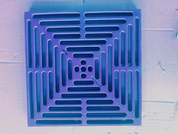 Blue Ductile Iron Channel Grating Customized Color And Size Available