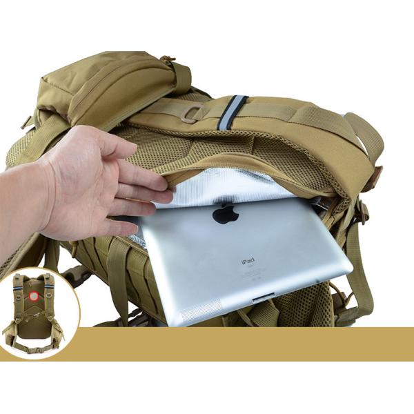 Хаки рюкзак Оксфорда TAN тактический сгущает располагаться лагерем 40L