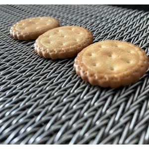 Custom Size Food Grade 304 Stainless Steel Compound Balance Weave Wire Mesh Conveyor Belt for Oven Bakery