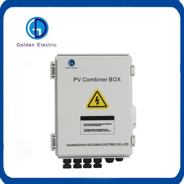 Solar Energy 2 String PV Combiner Box Waterproof IP65 Streamlined Installation