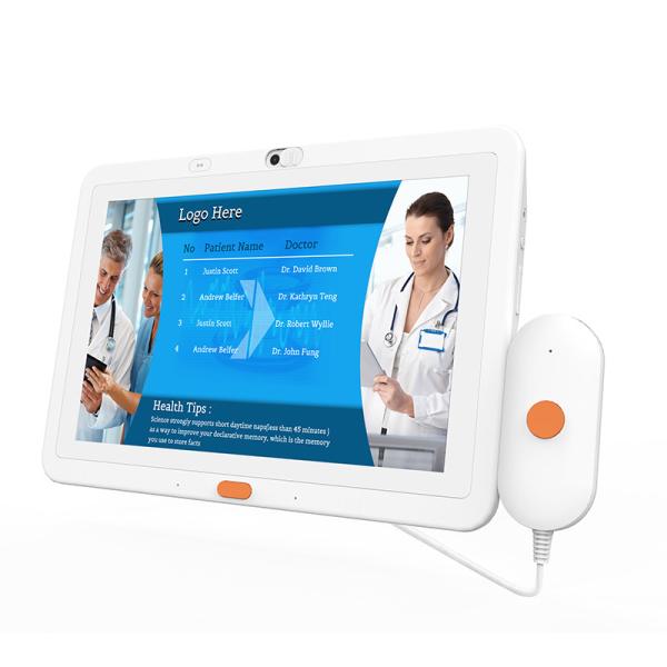 Tablet médico Android de 10 polegadas certificado pela FCC com função de chamada e câmera de 5MP