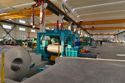10*1800mm PLC Flat Sheet Cut To Length Line Machine For Energy Industry