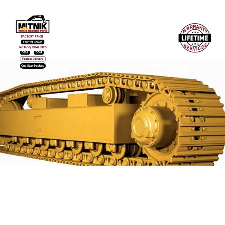 OEM Services Provided 3Tons Rubber Track Side Frame for Drilling Rig Tracked Chassis