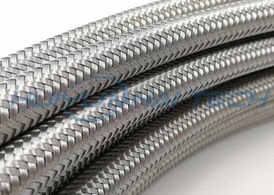 90MPA Sleeving trançado de aço inoxidável liso industrial 600V para a condução do cabo