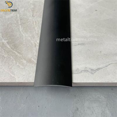 Matt Black Aluminum Threshold Transition Strip Alloy 6063 Material