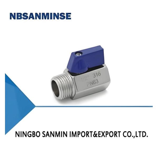 Mini Ball 1/8inch Pneumatic Operated Solenoid Valve M/F
