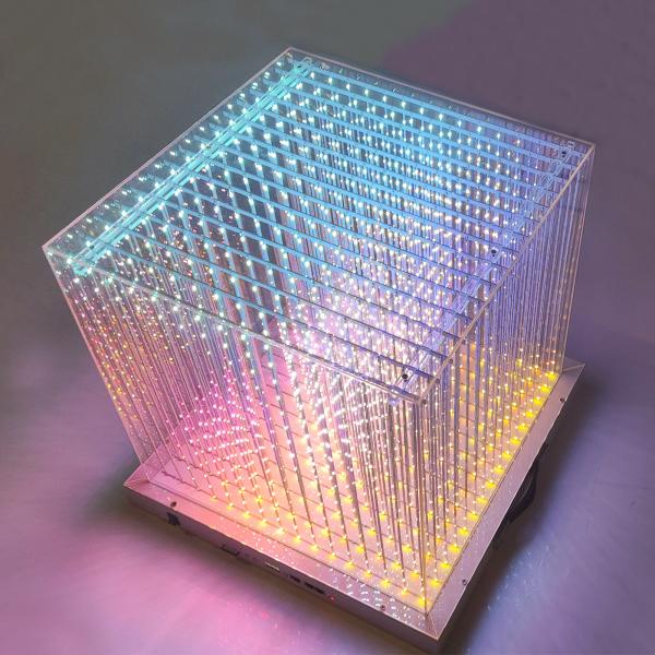 3D Light Cube Luminous 50000 Horas de Trabalho Gabinete de exposição 3D perfeito