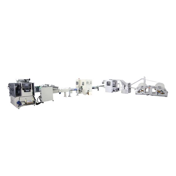 Single Channel Tissue Paper Cutting Machine Facial Tissue Log Saw Cutter Fully Automatic