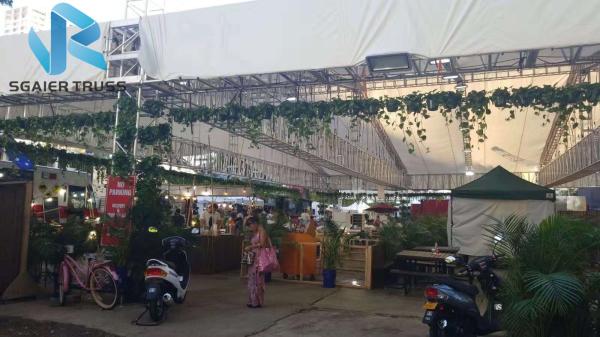 1200 * 800mm Aluminum Roof Truss High Loading Capacity For Indoor / Outdoor Concert