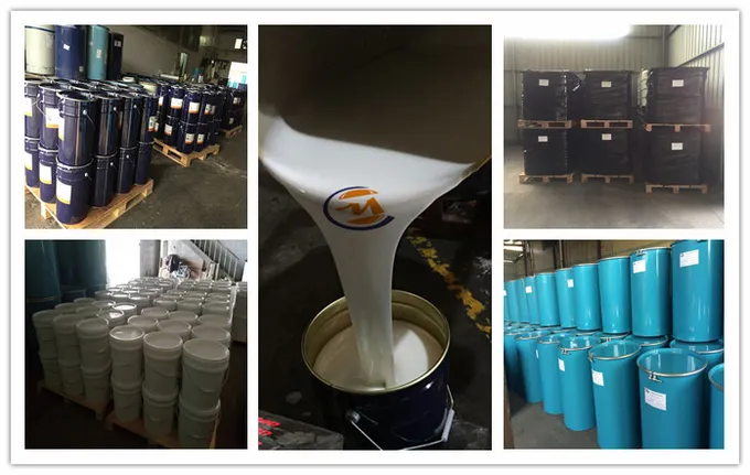 100: 2 РТВ-2 Тиновое силиконовое резиновое белое силиконовое резиновое для производства плесени