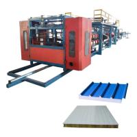 Machine de fabrication de panneaux muraux de toits de sandwich EPS Panneau de presse Machine de ligne de produit Vitesse de formage 3-6m/min