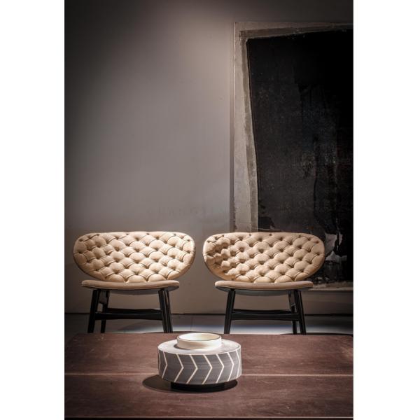 Elegantly Dining Solid Wood Chairs / Wood And Fabric Dining Chairs