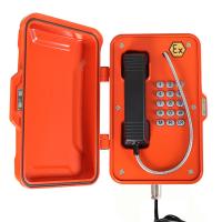 Téléphone analogique anti-explosion SIP IP67 en alliage d'aluminium